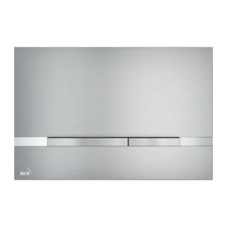 Кнопка смыва AlcaPlast FLAT для инсталляции хром матовый STRIPE